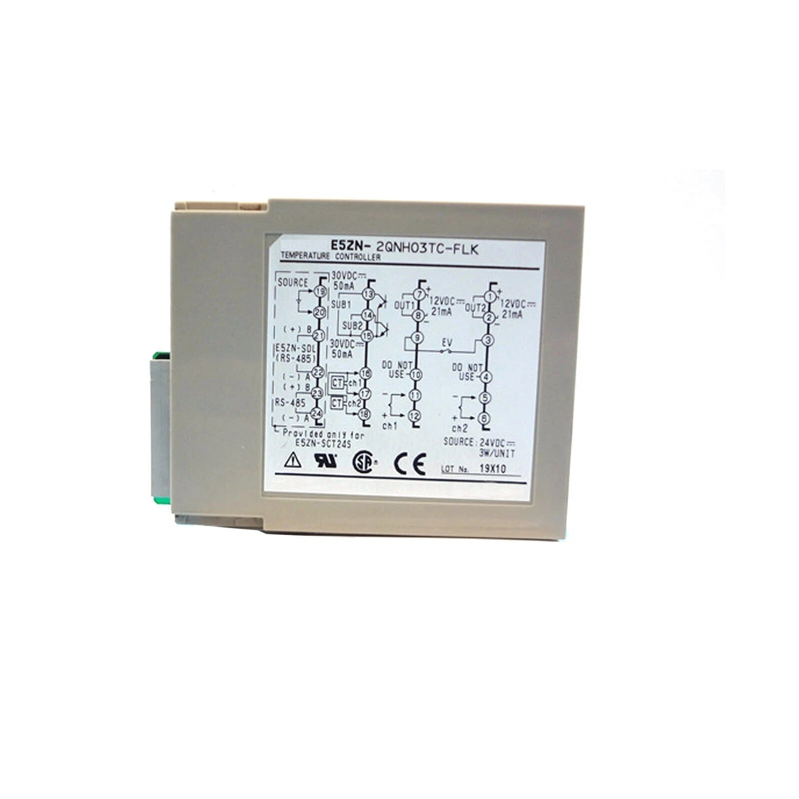 E5ZN-2QNH03TC-FLK | Omron Modular Dual Input PID Temperature Controller