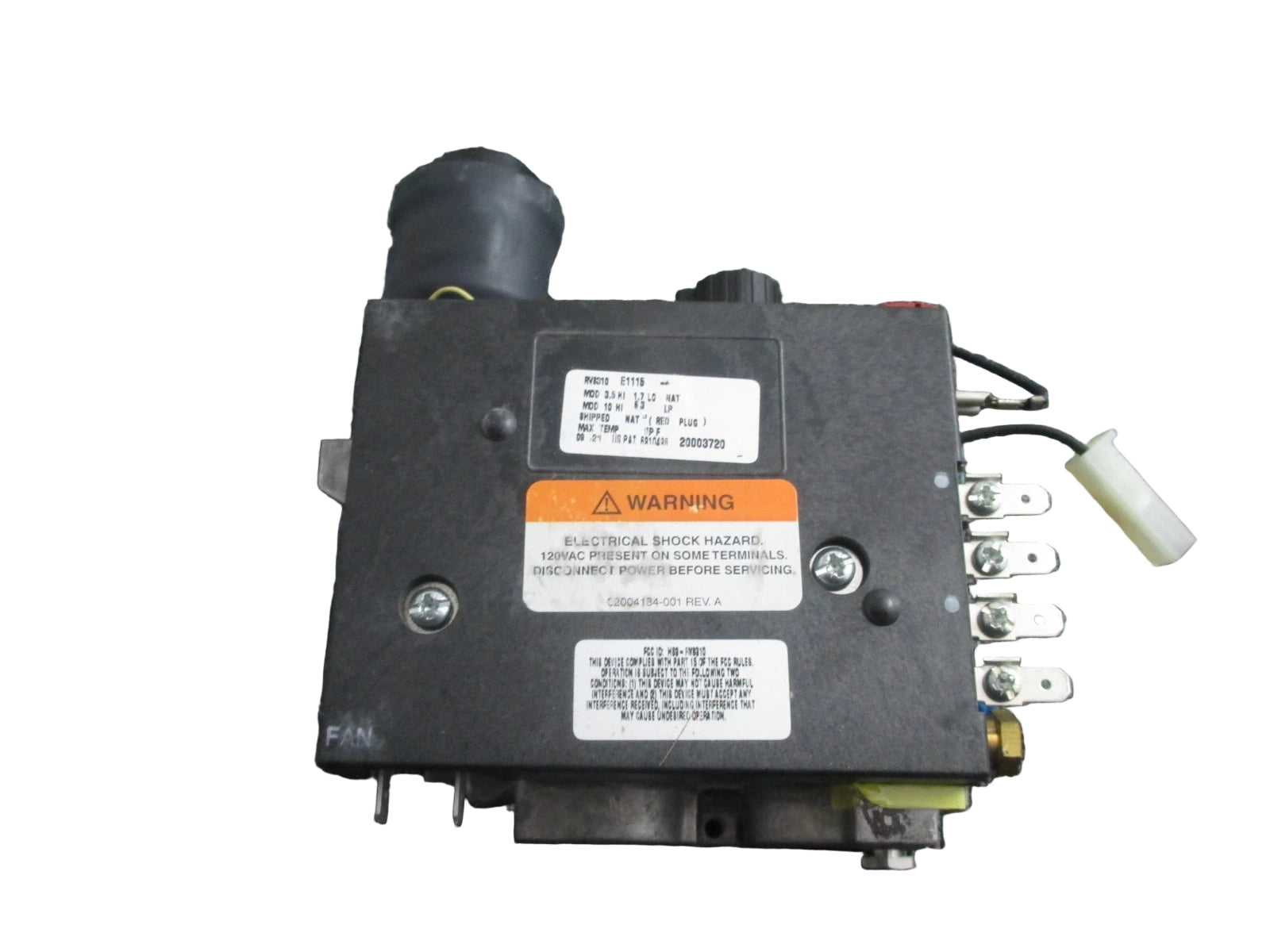 RV8310E1115 | Honeywell Millivolt Receiver/Modulating Gas Valve Convertible NG/LP