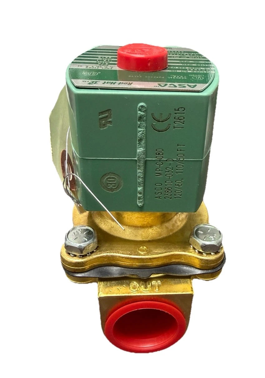 ASCO 8222G095 RedHat 3/4-Inch Normally Closed Steam Solenoid Valve 240VAC