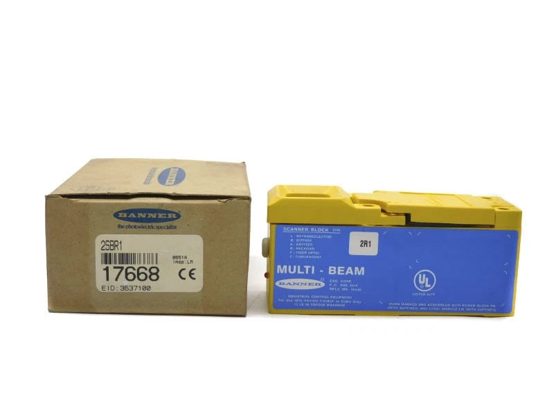 2SBR1 | Banner Engineering Multibeam 2-Wire Receiver Scanner Block 45 m