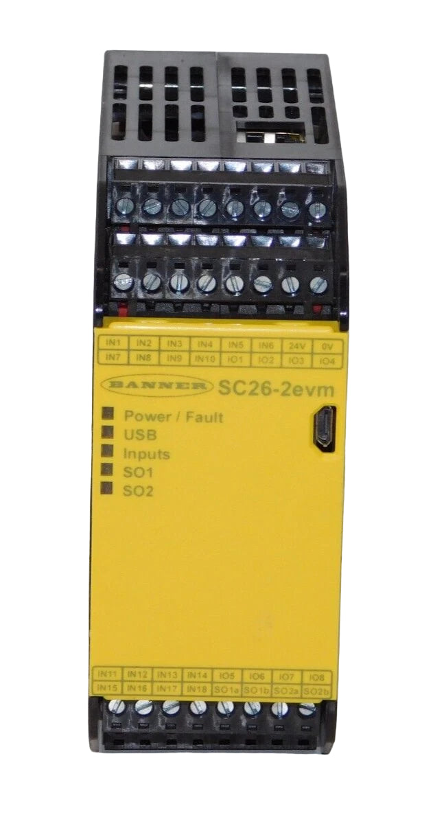 SC26-2EVM | Banner Ethernet Safety Controller
