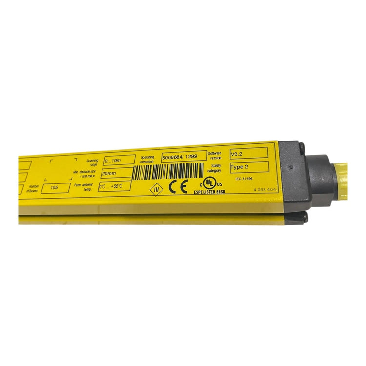 C20E-105302A11 | SICK C2000 Standard Safety Light Curtain Receiver 20 Mm Resolution 1050 Mm Height