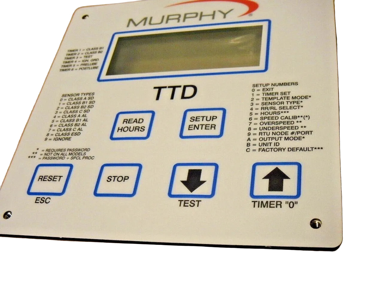 FW Murphy TTD-H (50700597) Solid-State Fault Annunciator for Industrial Engine Protection