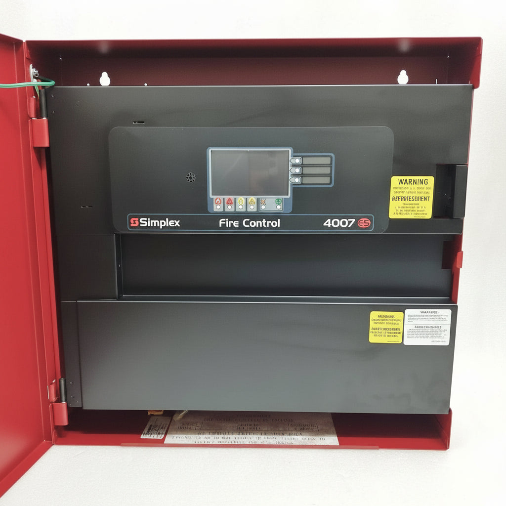 Simplex 4007-9201 4007ES Addressable Fire Alarm Control Panel Red