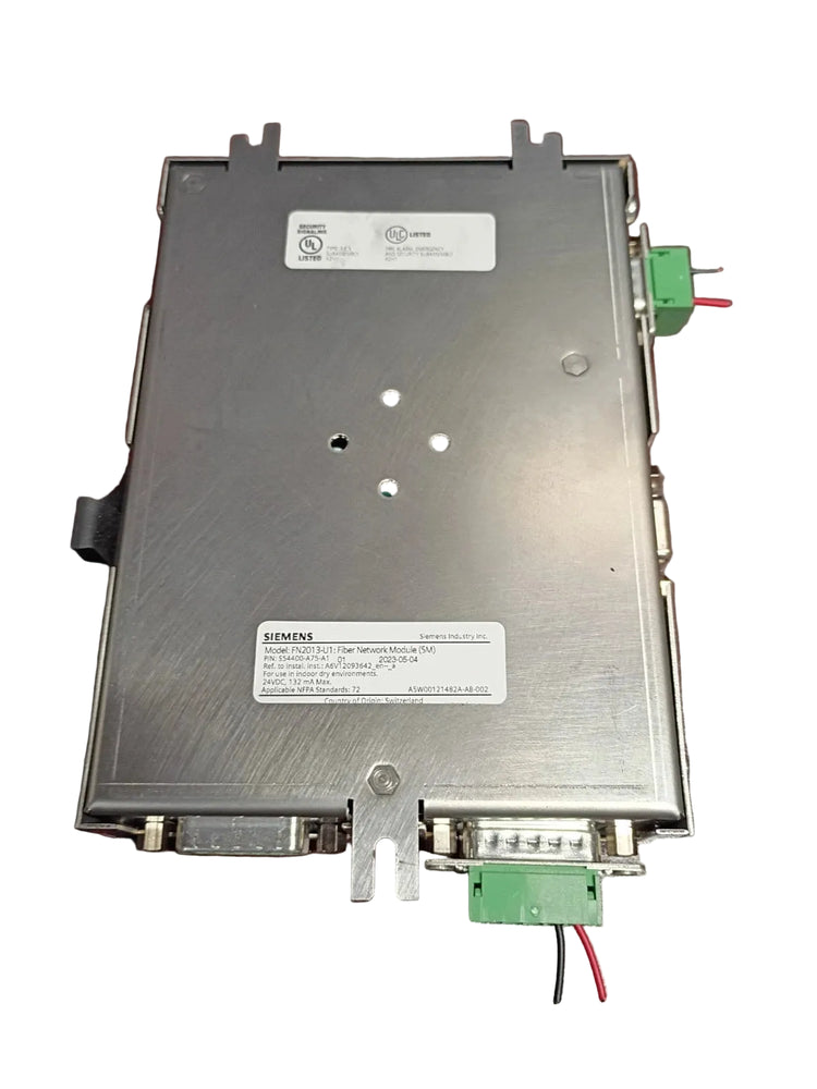 Siemens FN2013-U1 Single-Mode Fiber-Optic Interface Module for Fire Alarm Systems