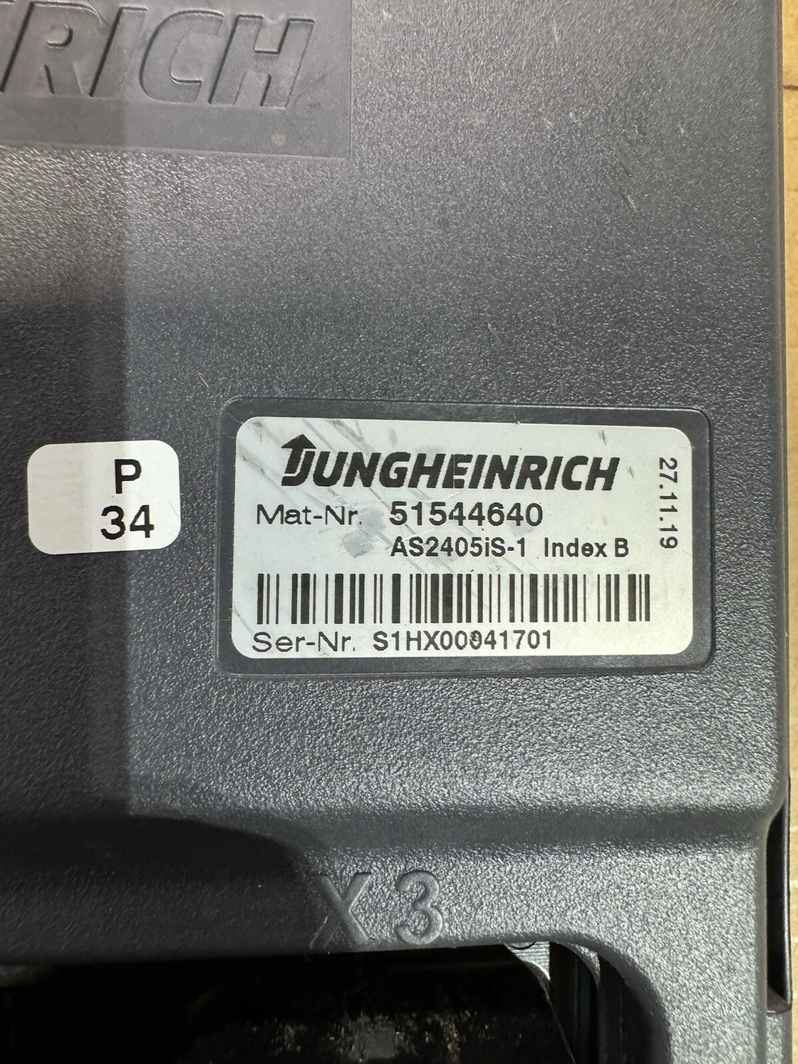 Jungheinrich 51544640 AS2405i S-1 Motor Controller for EJE Electric Pallet Trucks