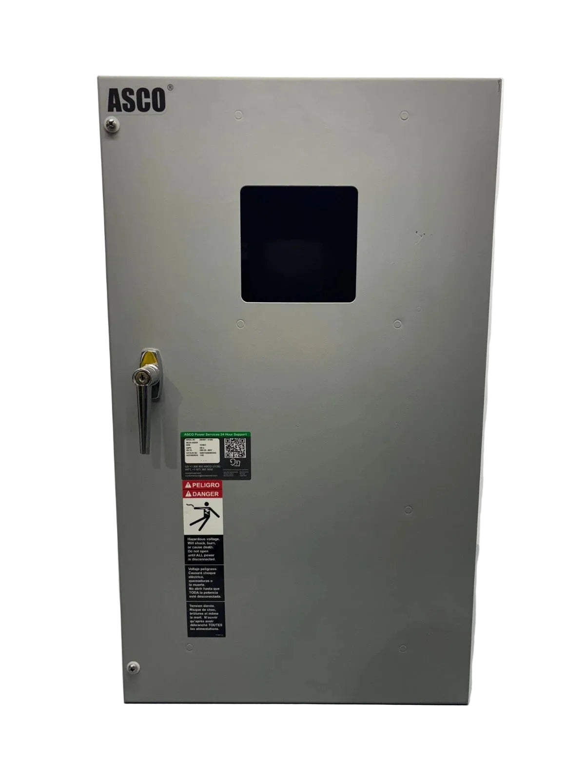 ASCO D03ATSA30200CGXC Series 300 200A 208V 3-Phase 3-Pole Automatic Transfer Switch