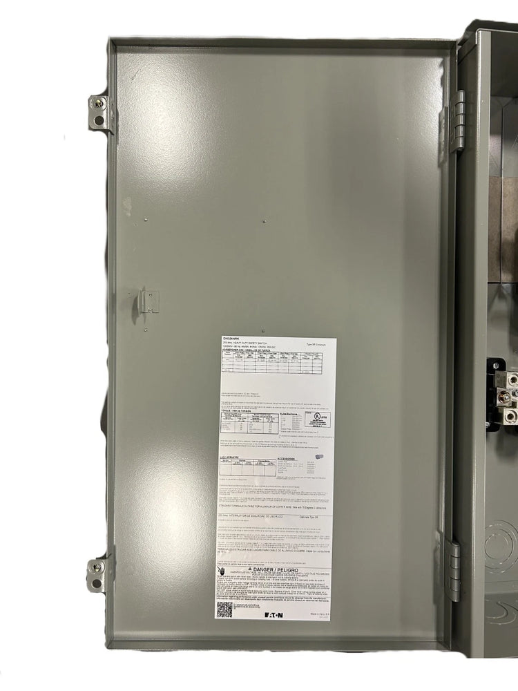 DH324NRK | Eaton 200A 240V 3-Pole Heavy Duty Fusible Safety Switch NEMA 3R