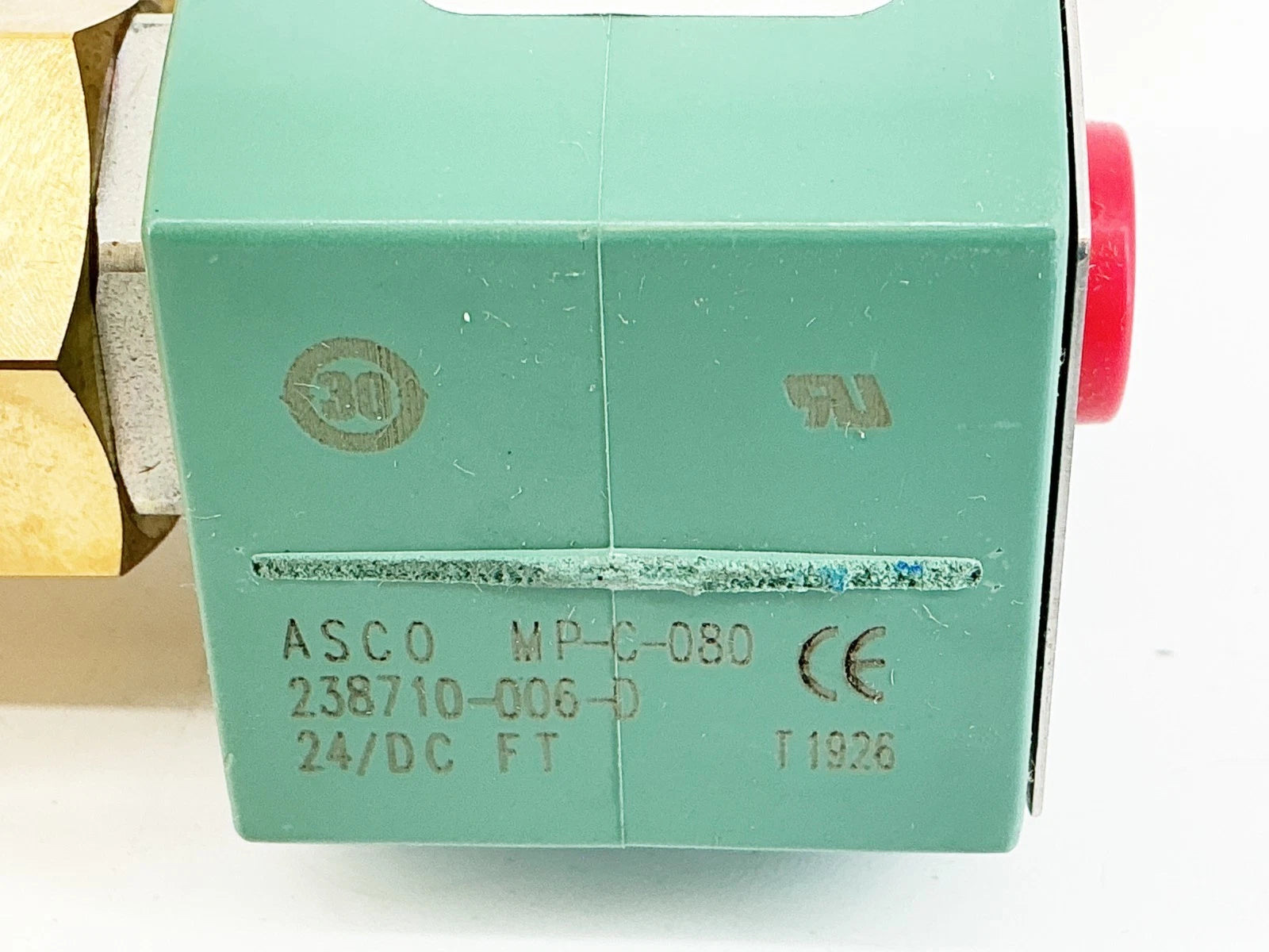 ASCO 8344G070 RedHat II Four-Way Brass Solenoid Valve for Industrial Fluid Control Applications