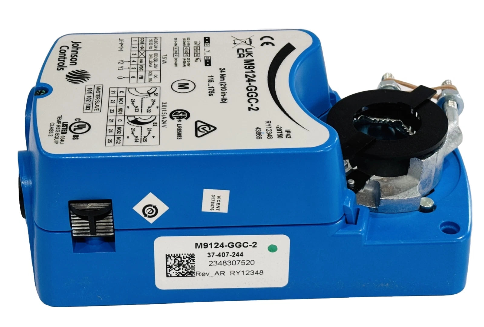 Johnson Controls M9124-GGC-2 Tandem Electric Damper Actuator