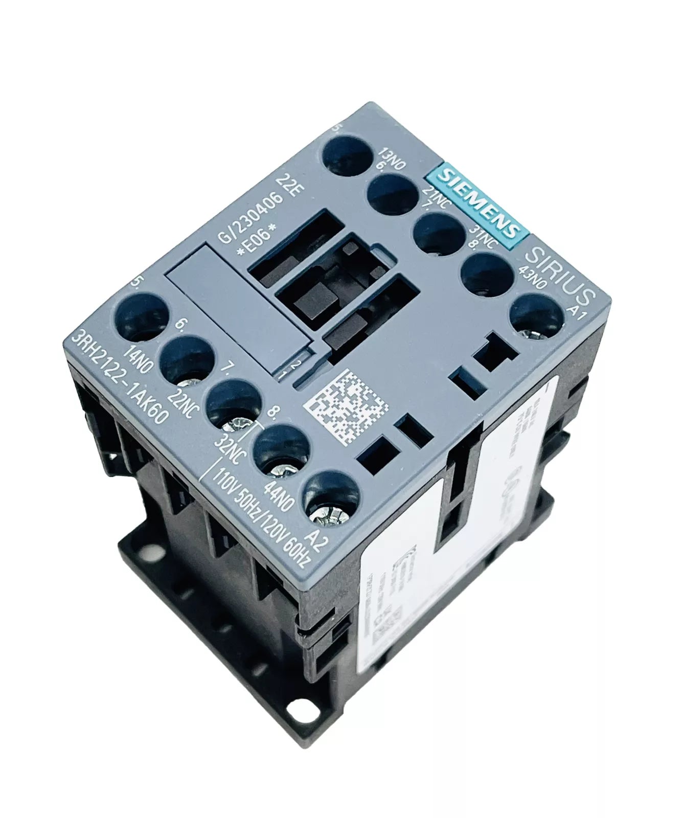 3RH2122-1AK60  | Siemens Auxilliary Contactor Relay 2 N.O