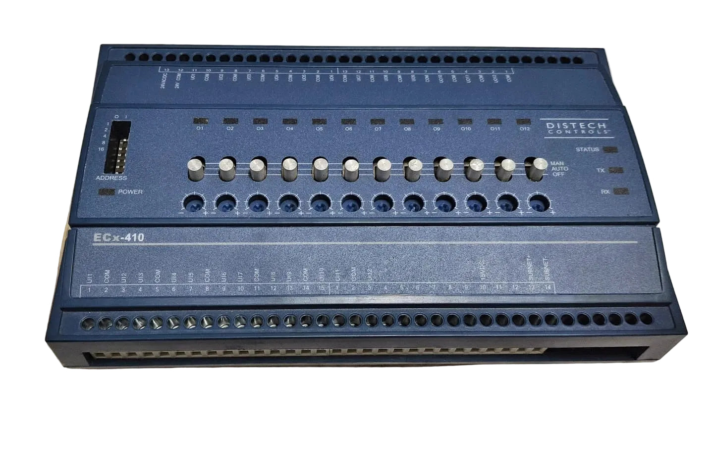Distech Controls CDIX-410X-00 ECx-410 I/O Extension Module with HOA Switches for ECB-600 Controllers