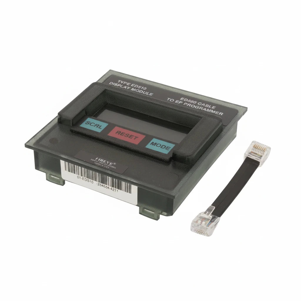 Fireye ED510 Display Module with 2-Line x 16-Character Backlit LCD and Keypad