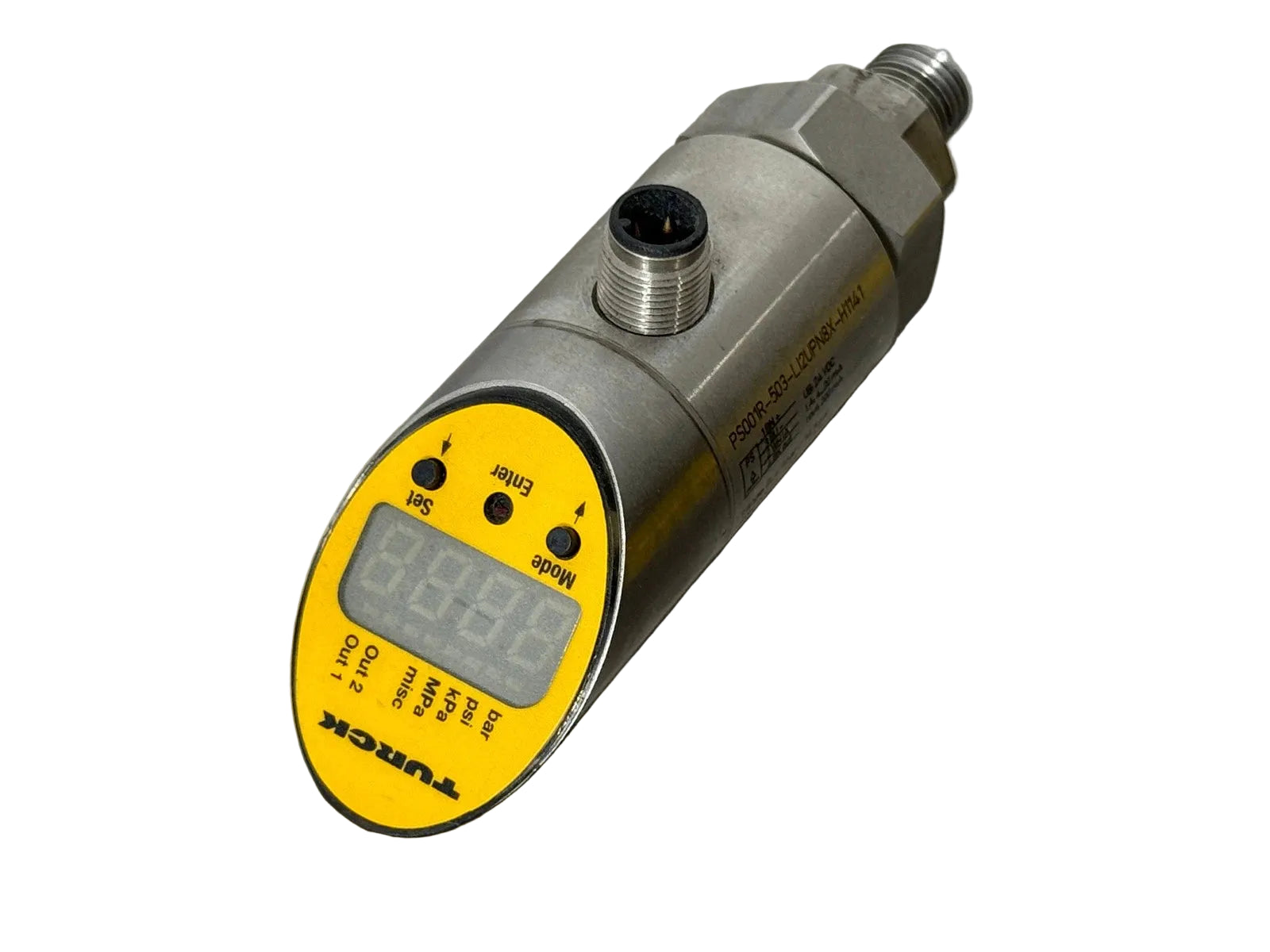 PS001R-503-LI2UPN8X-H1141 | Turck Programmable Pressure Sensor, 0–1 Bar, IO-Link