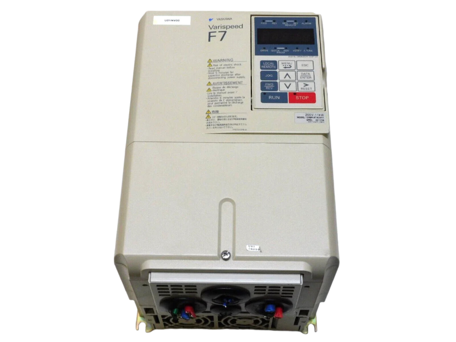 CIMR-F7A2011 | Yaskawa Electric Varispeed F7 Inverter 200V 11kW