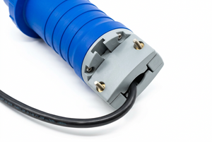 Hubbell 5100P9W Pin and Sleeve Plug 100A 120/208V 4P5W Blue