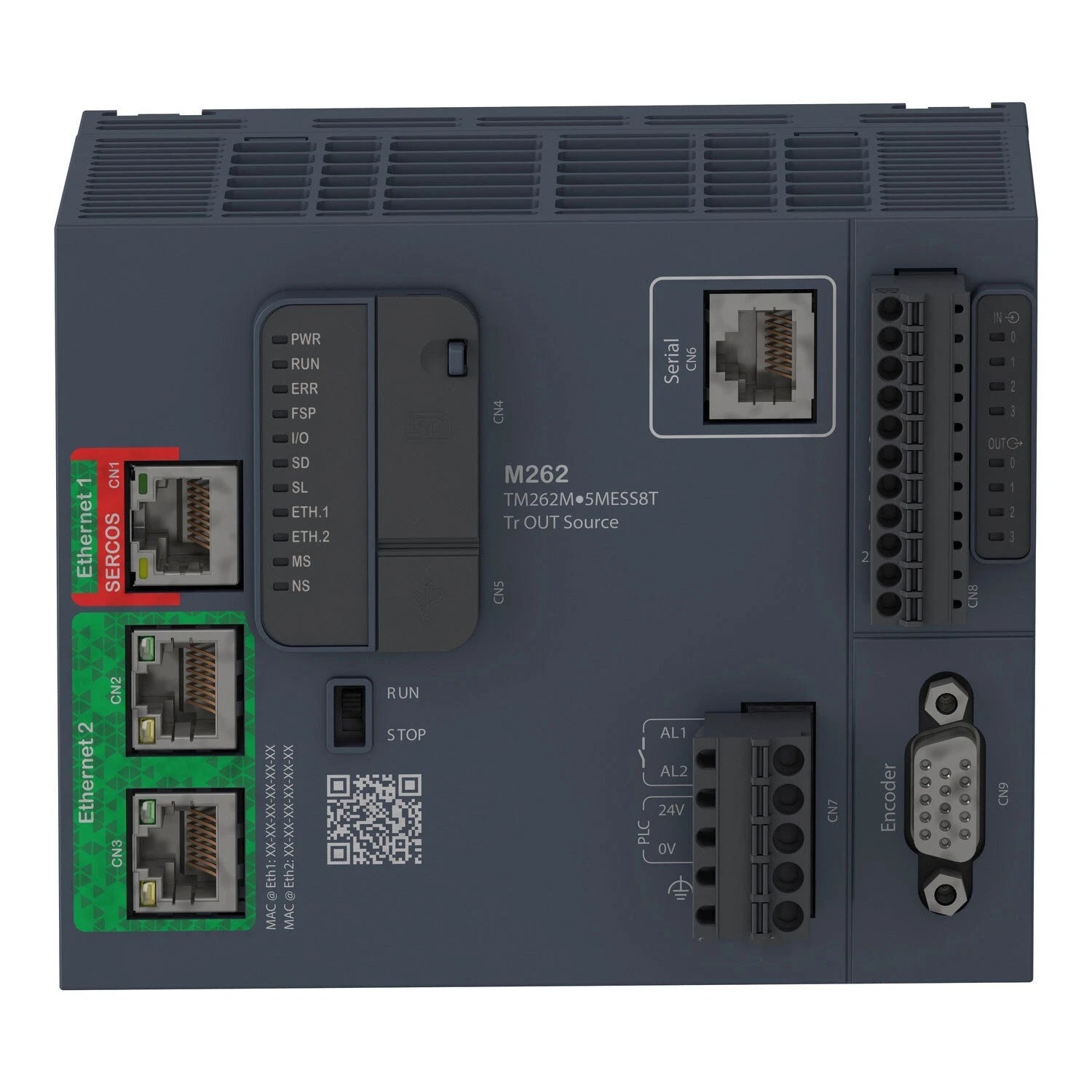 Schneider Electric TM262M25MESS8T Modicon M262 8-Axis Motion Controller