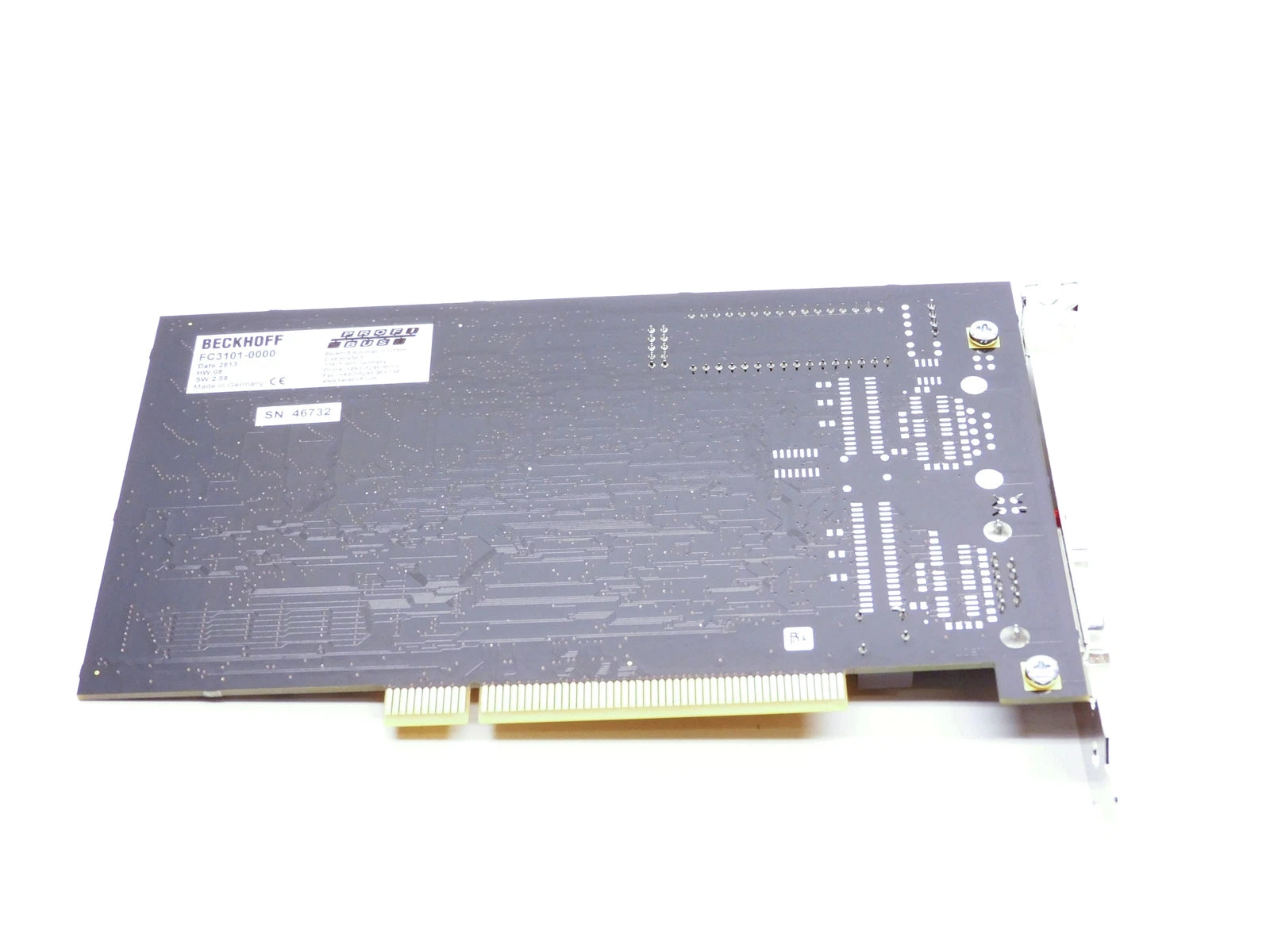 FC3101-0000 | Beckhoff PROFIBUS Master/Slave PCI Card 1 Channel 12 Mbit/s