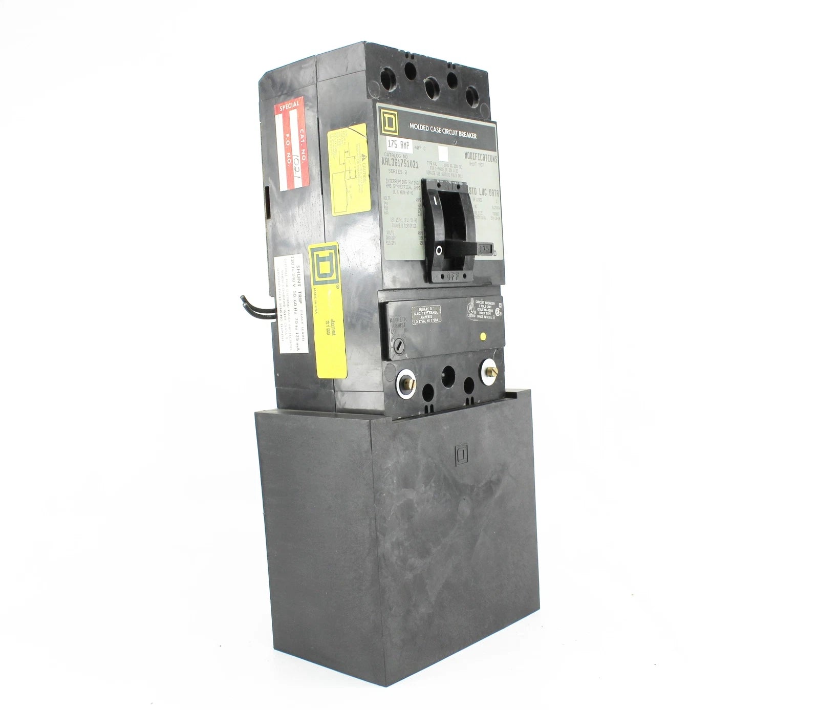 KAL361751021 | Schneider Electric 175A 3-Pole Molded Case Circuit Breaker with Shunt Trip