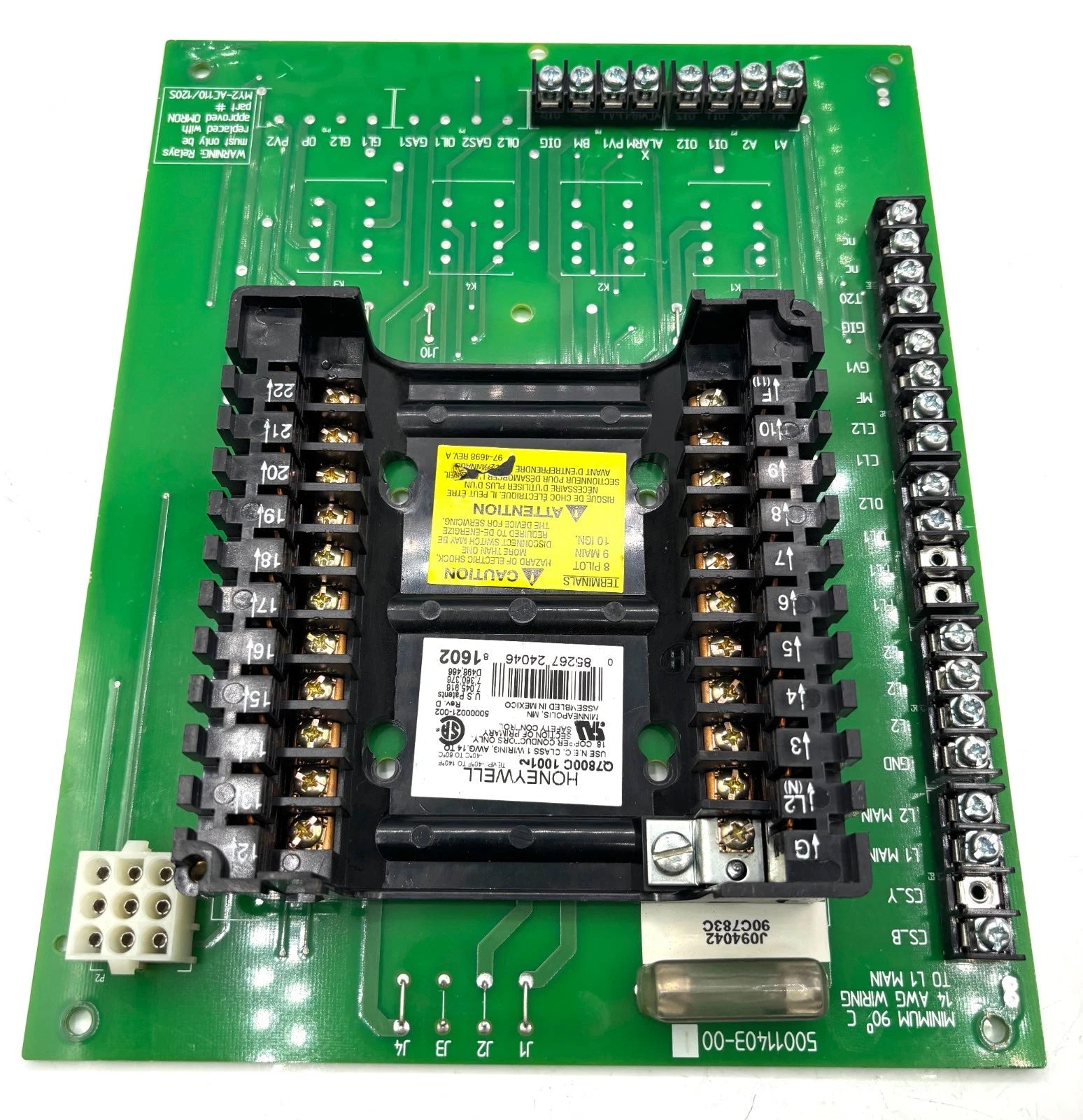 Q7800C | Honeywell Integrated Burner Control Subpanel Relay Board for Combustion Systems