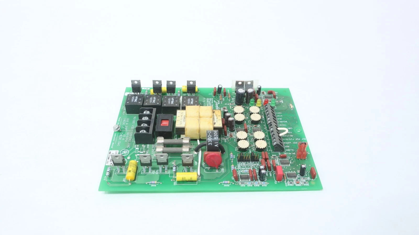 Danfoss 176B4000 Electronic Drive Board 120/240 VAC to 90/180 VDC DC Motor Controller 2 HP