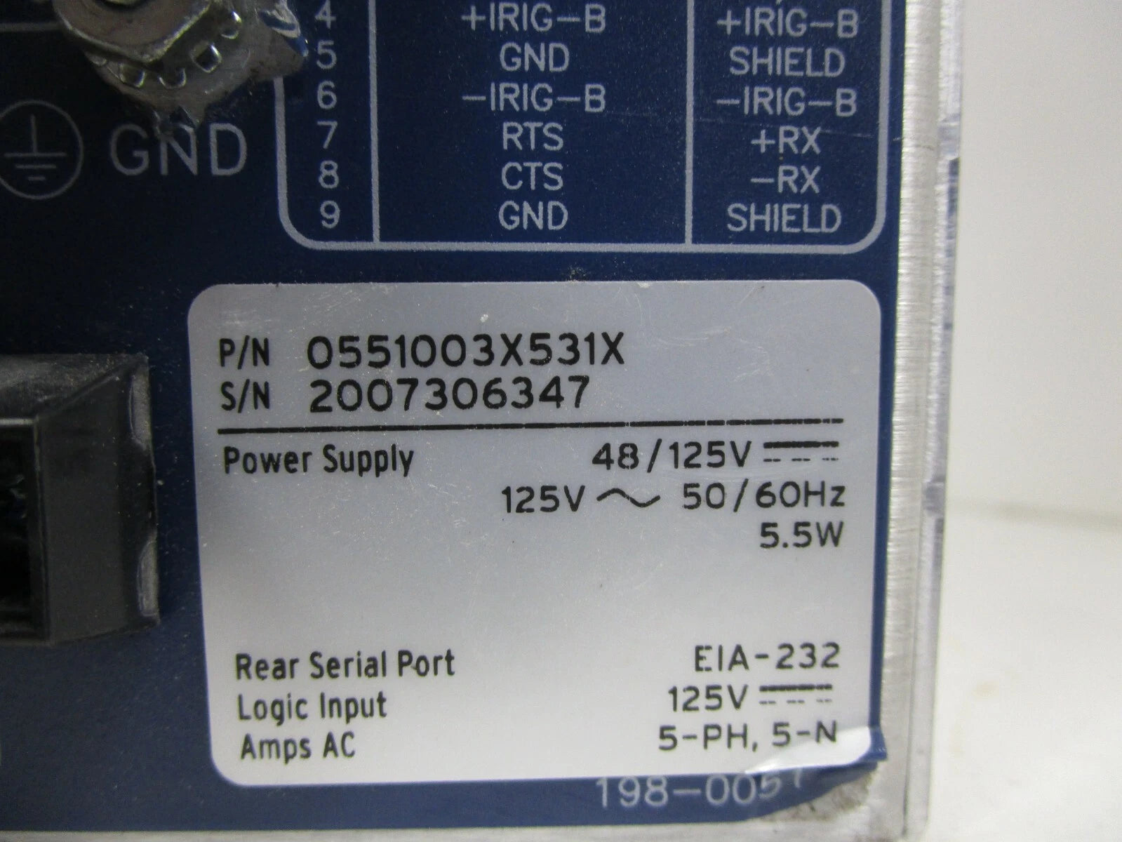 Schweitzer Engineering SEL-551 Overcurrent and Reclosing Protection Relay