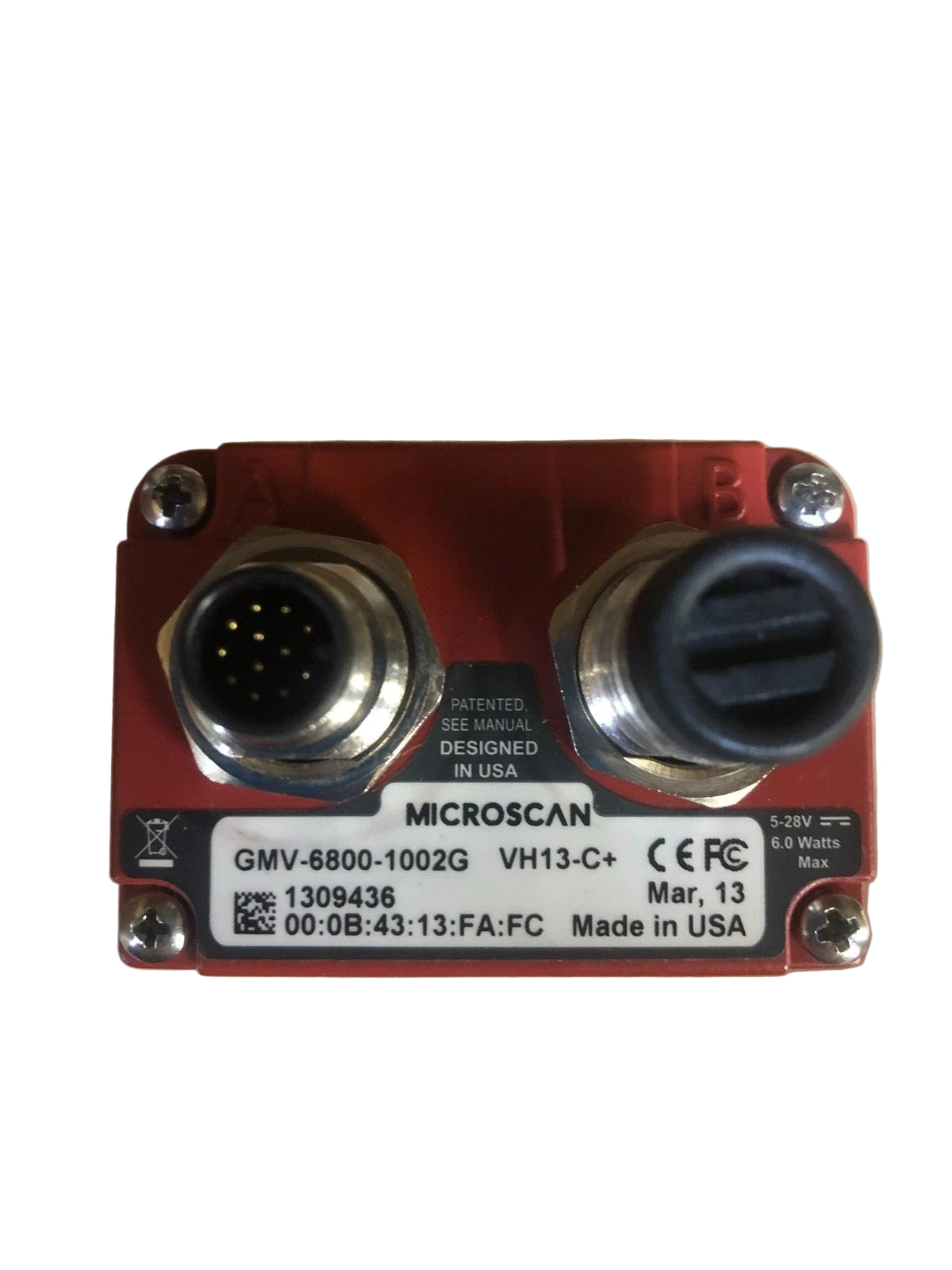 GMV-6800-1002G | Omron Vision Hawk Fixed Barcode Scanner WVGA/SXGA Autofocus IP67