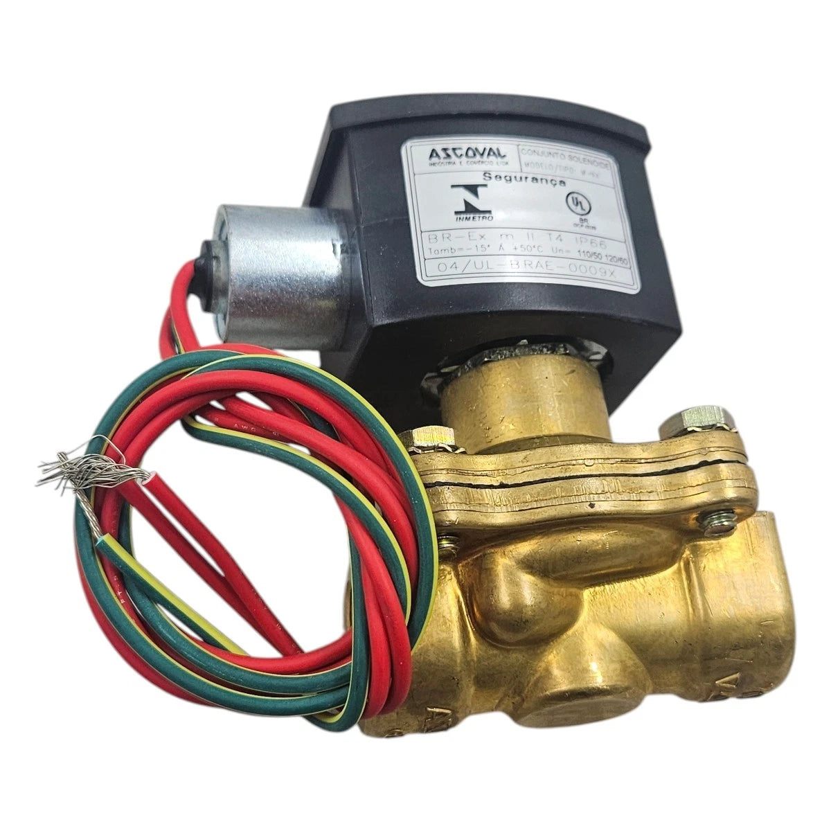 ASCO EF8210G034 Series 210 Explosion-Proof Normally Open Solenoid Valve for Industrial Fluid Control Applications