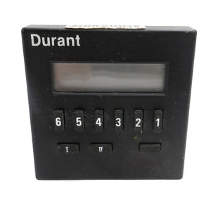 Durant 45620-400 6-Digit LCD Electronic Counter and Timer 120-240VAC