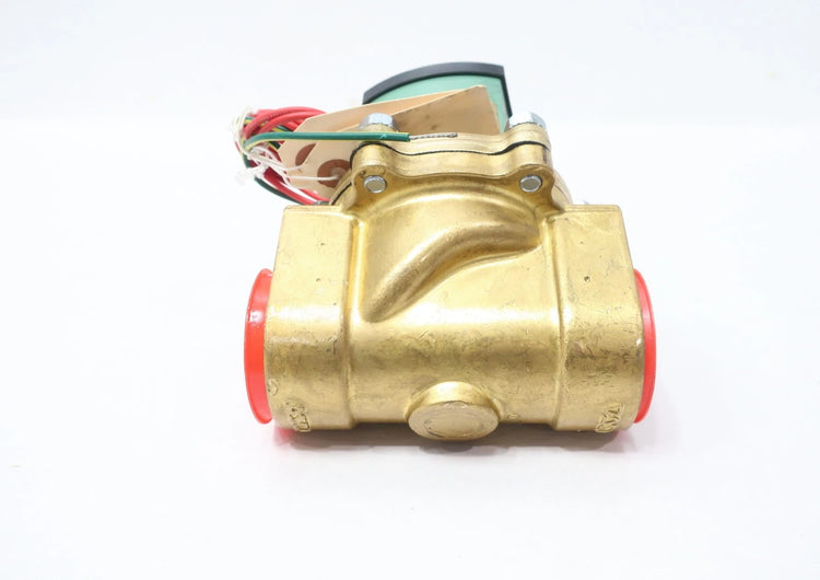 ASCO 8210G056 Pilot-Operated Two-Way Normally Closed Brass Solenoid Valve One and One-Half Inch