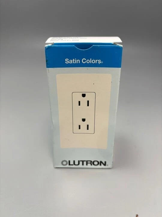 SCR-15-MN | Lutron 15A 125V Duplex Receptacle, Satin Midnight, Isolated Ground