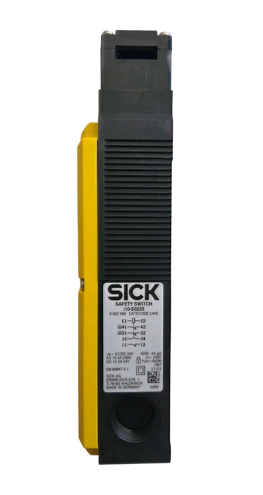 SICK I10-E0233 Electromechanical Safety Locking Switch