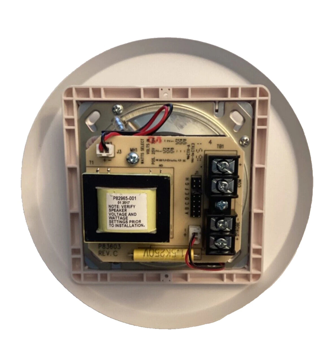 Siemens SEF-MC-CW Low-Profile Multi-Candela Fire Alarm Speaker Strobe
