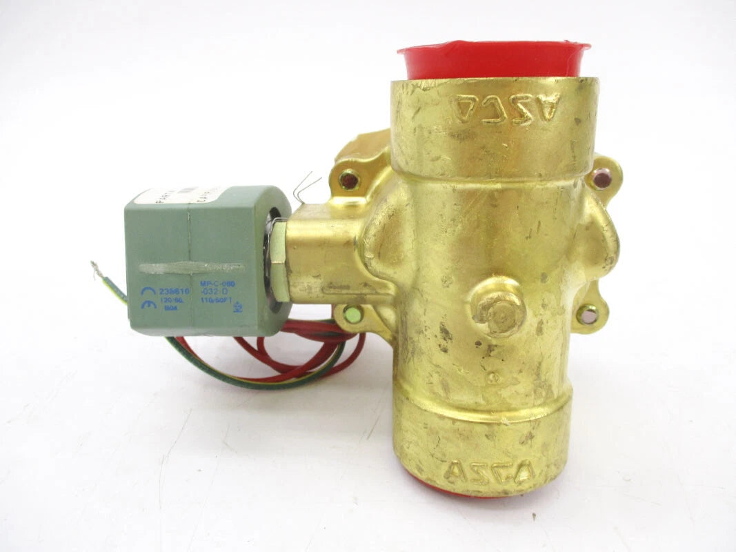 ASCO 8220G11 Series 8220 2-Way Normally Closed Hot Water and Steam Control Valve 1-1/2 Inch NPT