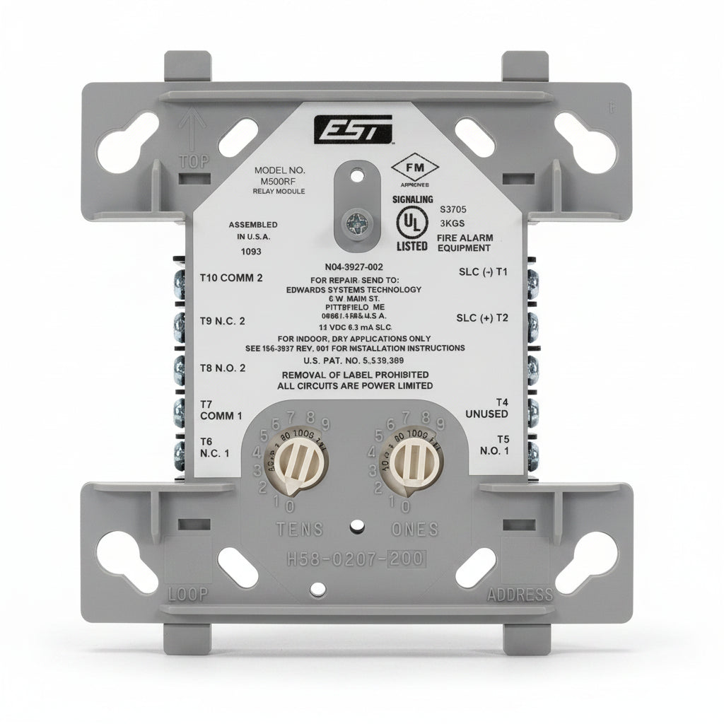 Edwards EST M500RF Intelligent Input/Output Relay Module