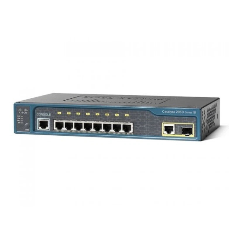 WS-C2960-8TC-S | Cisco Catalyst 8-Ports 10/100 Fast Ethernet Managed Switch