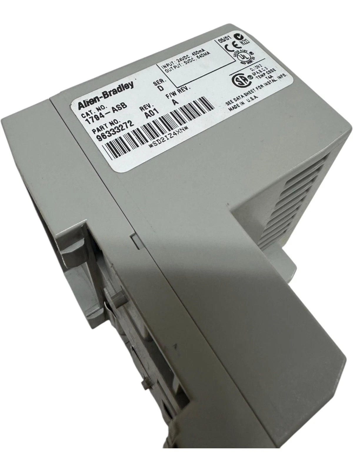 1794-ASB | Allen-Bradley FLEX Remote I/O Adapter 24VDC PS 8 I/O Module Capacity