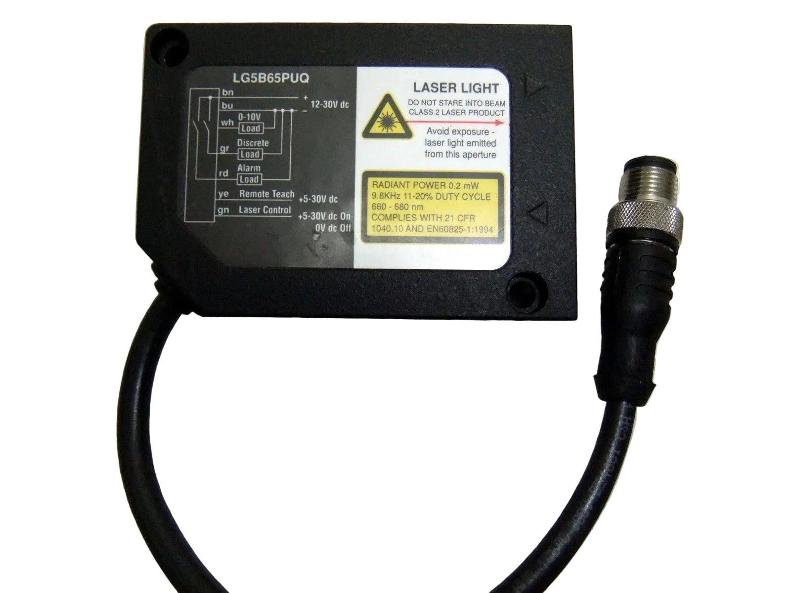 LG5B65PUQ | Banner Engineering LG5 Series Laser Displacement Sensor 45–60 mm Range