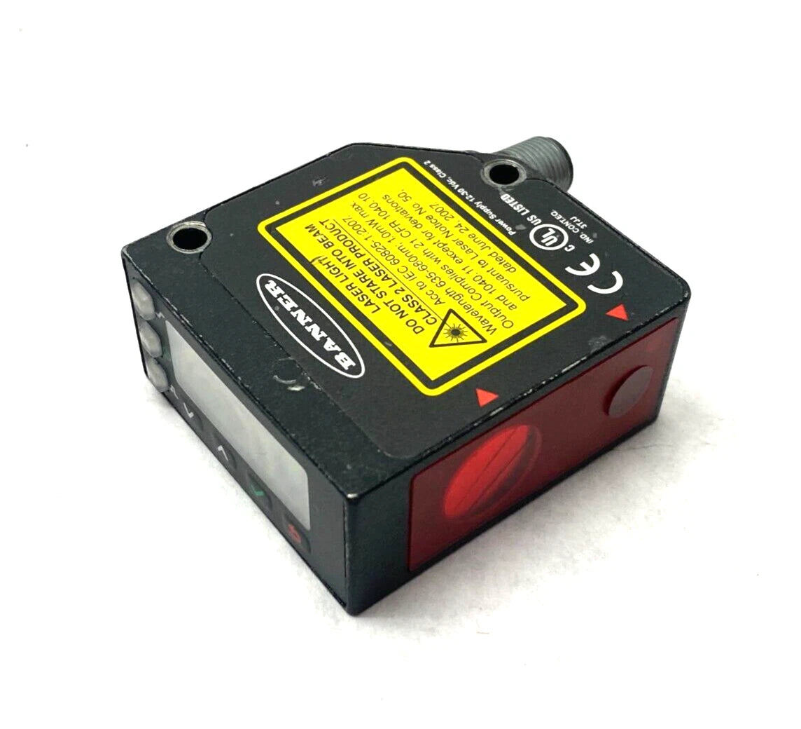LE550IQ | Banner Engineering Laser Displacement Sensor 100–1000 mm, 4–20 mA Output