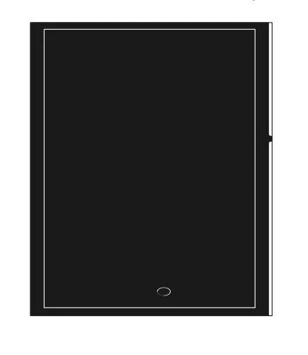 E3BB-BC/INX | Gamewell-FCI C Size Enclosure Audio Transponder Cabinet, Black