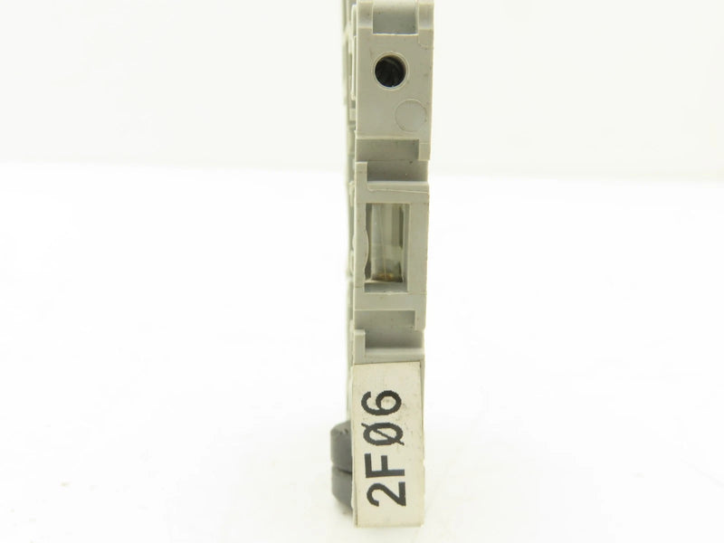 1492-JD3FB | Allen-Bradley two-level screw terminal block with feed-through and hinged fuse circuit