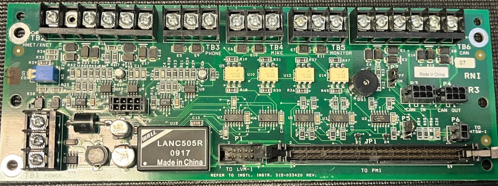 Siemens 500-033420 RNI FireFinder XLS Remote Network Interface Module