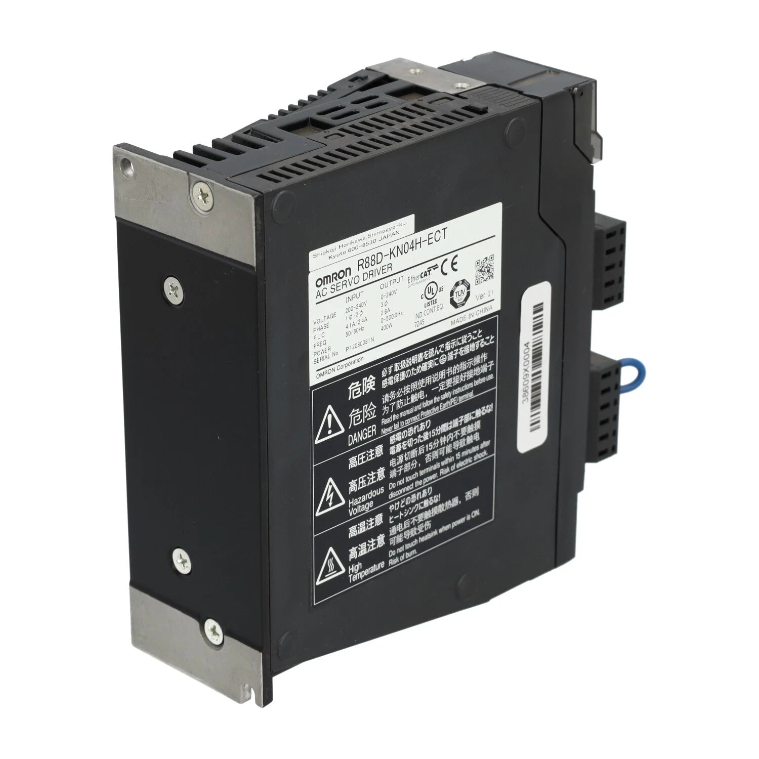 Omron R88D-KN04H-ECT Accurax G5 Servo Drive 400W EtherCAT Motion Control