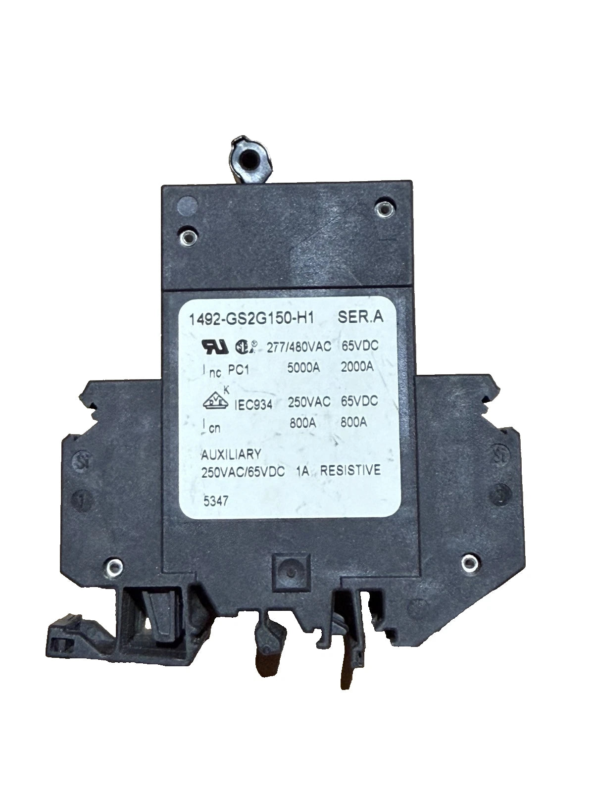 1492-GS2G150-H1 | Allen-Bradley 2-Pole 15 A G-Trip High-Density Miniature Circuit Breaker