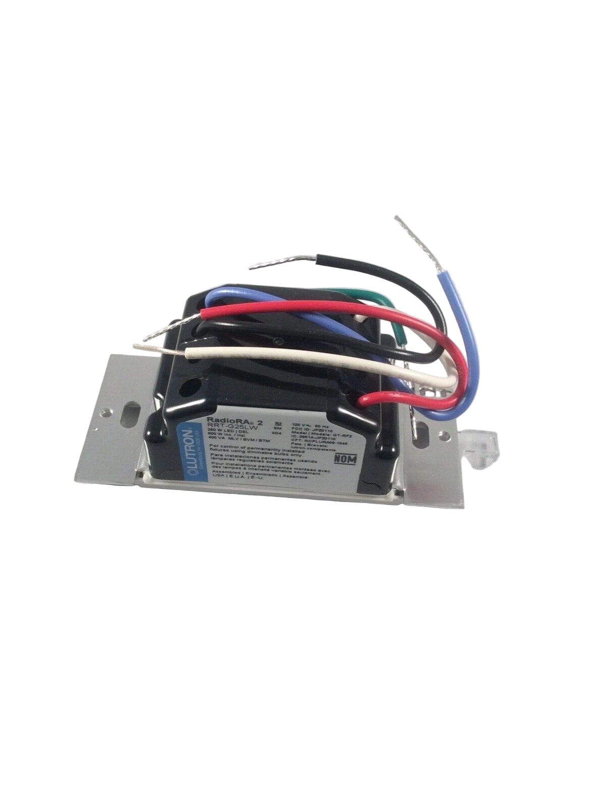 RRT-G25LW | Lutron RadioRA 2 RF Multi-Phase Dimmer 120V 250W LED/CFL 500W INC/HAL