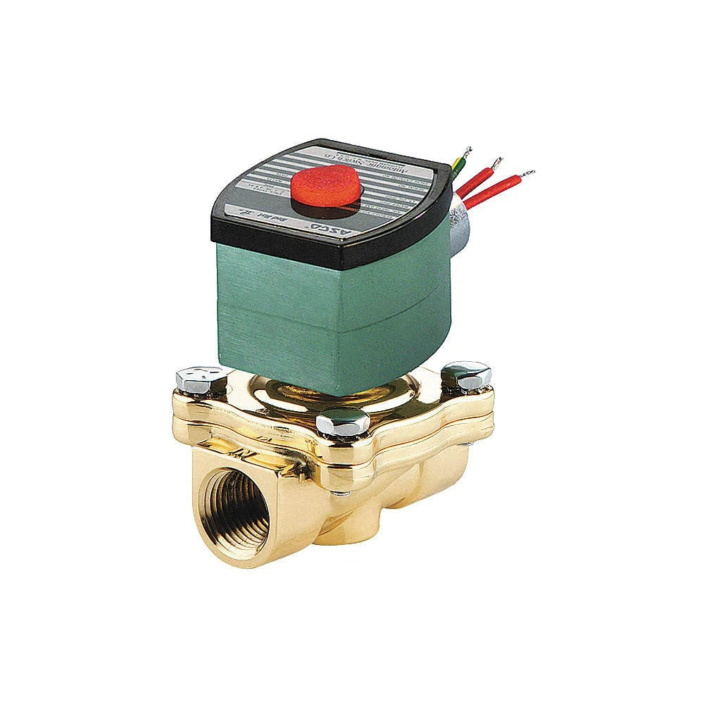 Asco 8210G018 1-1/4-Inch Normally Open High-Flow Solenoid Valve 120V AC