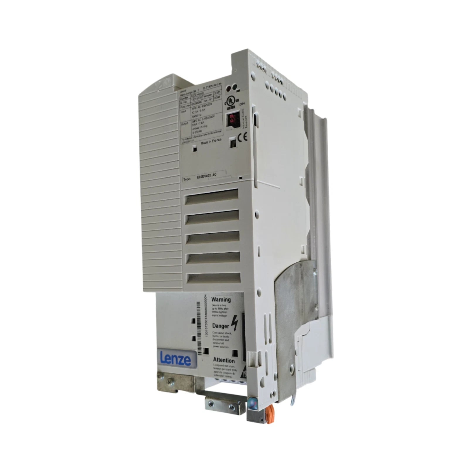 E82EV402K-4C | Lenze 8200 Series Vector Frequency Inverter 4 kW 400–500 VAC