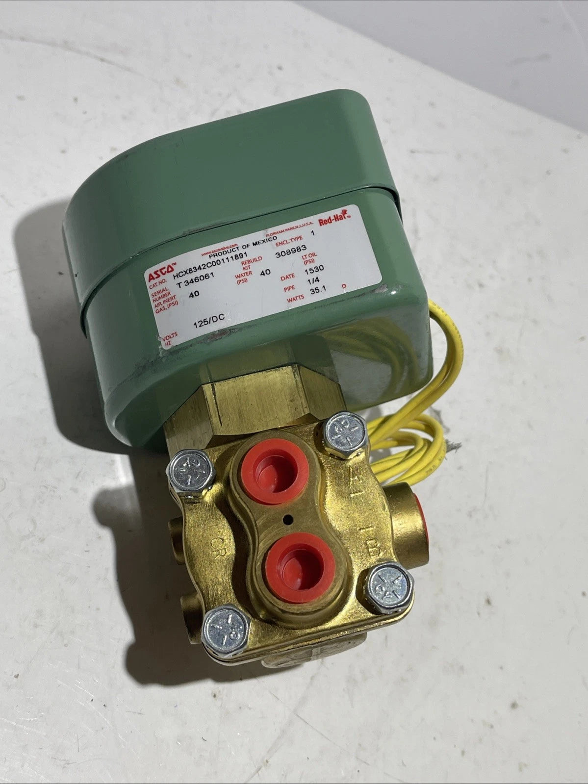 ASCO HCX8342C00111891 Four-Way Directional Solenoid Valve for Industrial Pneumatic Control Systems