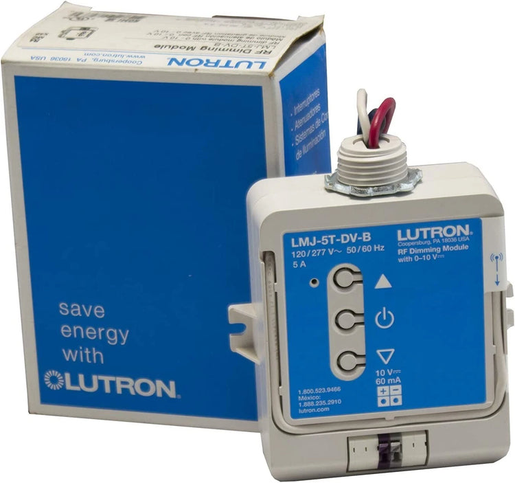 LMJ-5T-DV-B | Lutron RF 0–10V Dimming Module with Clear Connect Technology 120/277V