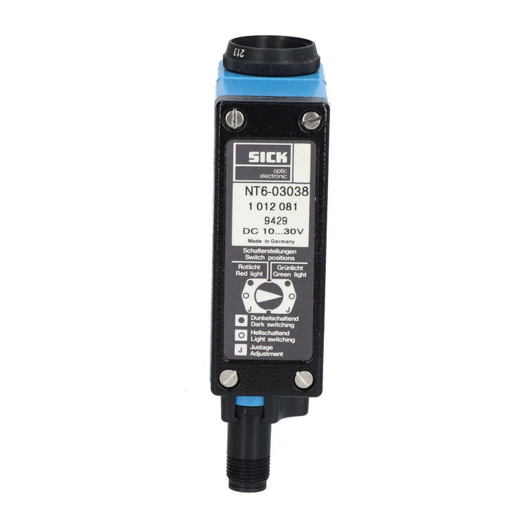 NT6-03038 | SICK NT6 Contrast Sensor Red Green LED 9 Mm Scan Distance
